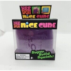 Needoh Nice Cube - Super Solid Sensory Squeeze Toy, 2.25" Fun! SHIPS TODAY